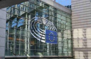 The European Parliament building where MEPs discuss about the Green COVID pass