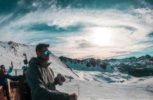 European tourists visiting Andorra pre COVID-19 pandemic.